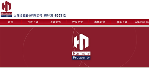上瑞控股股份有限公司 官网设计 网站设计